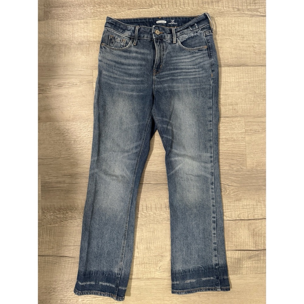 Old Navy Women's Flare Ankle Blue Jeans